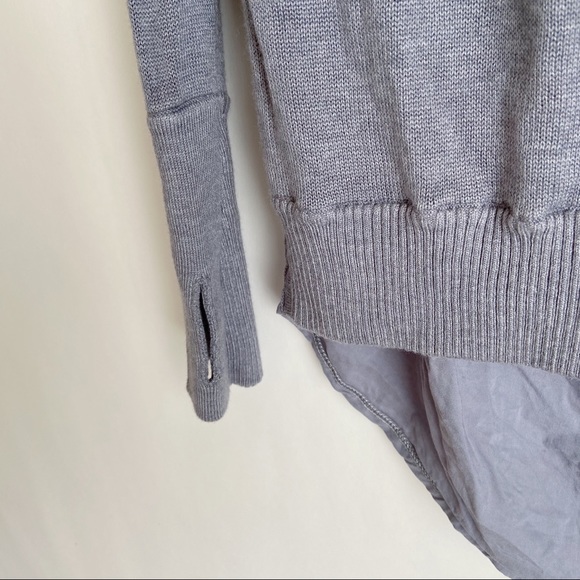 Lululemon • Gray Unity Open Back Pullover - Picture 5 of 8